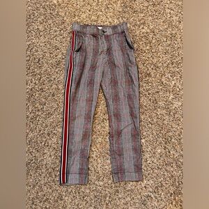 HOLSTER PLAID RACER STRIPE PANTS